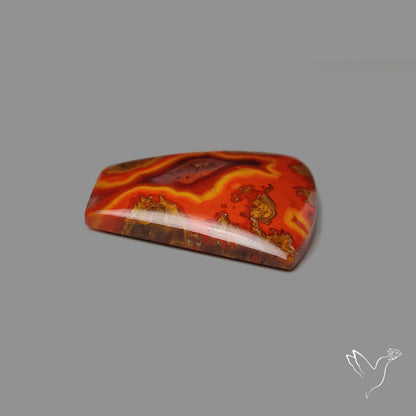 Moroccan Seam Agate Cabochon