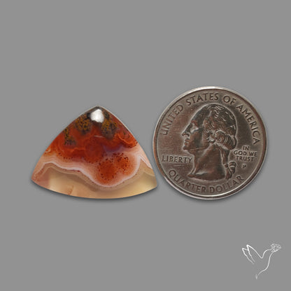 Moroccan Seam Agate Cabochon