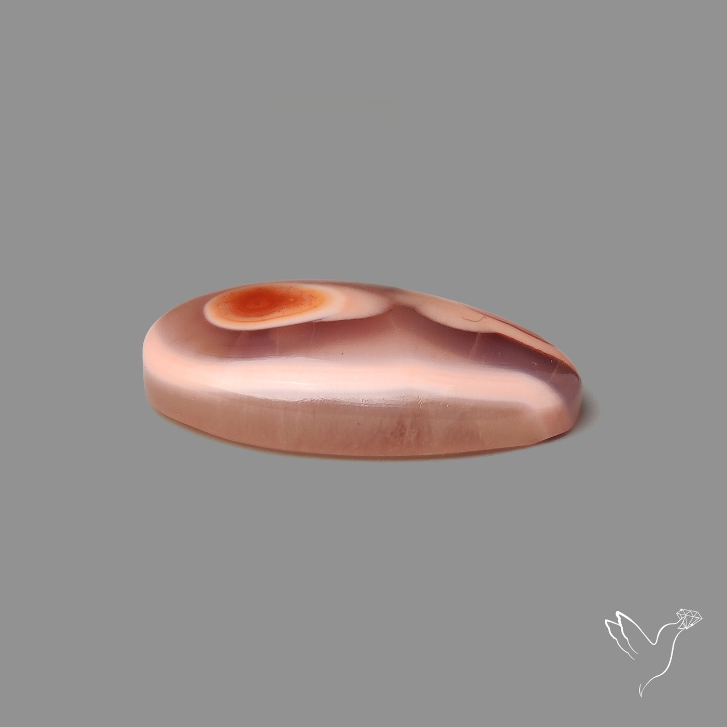 Moroccan Seam Agate Cabochon