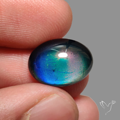 Mood Stone Cabochon Color Change Treated