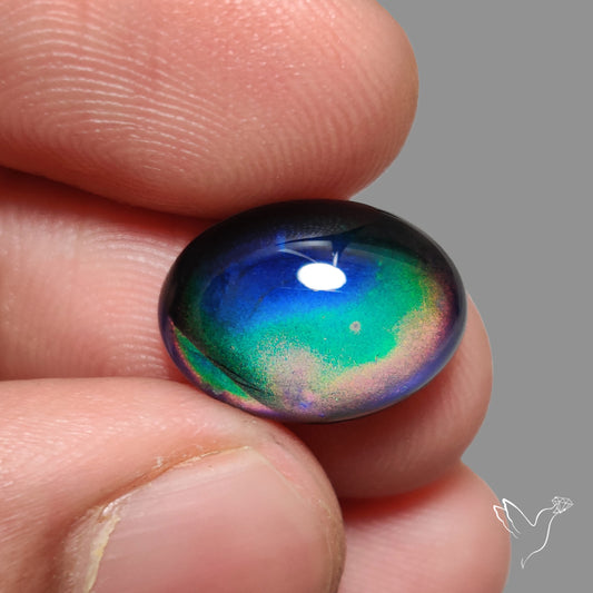 Mood Stone Cabochon Color Change Treated