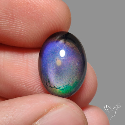 Mood Stone Cabochon Color Change Treated