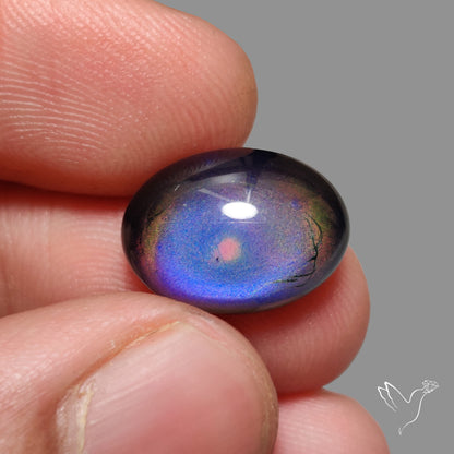 Mood Stone Cabochon Color Change Treated