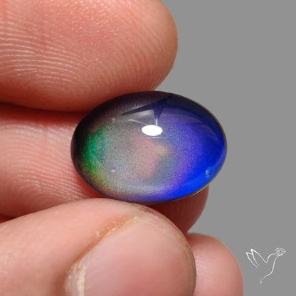 Mood Stone Cabochon Color Change Treated