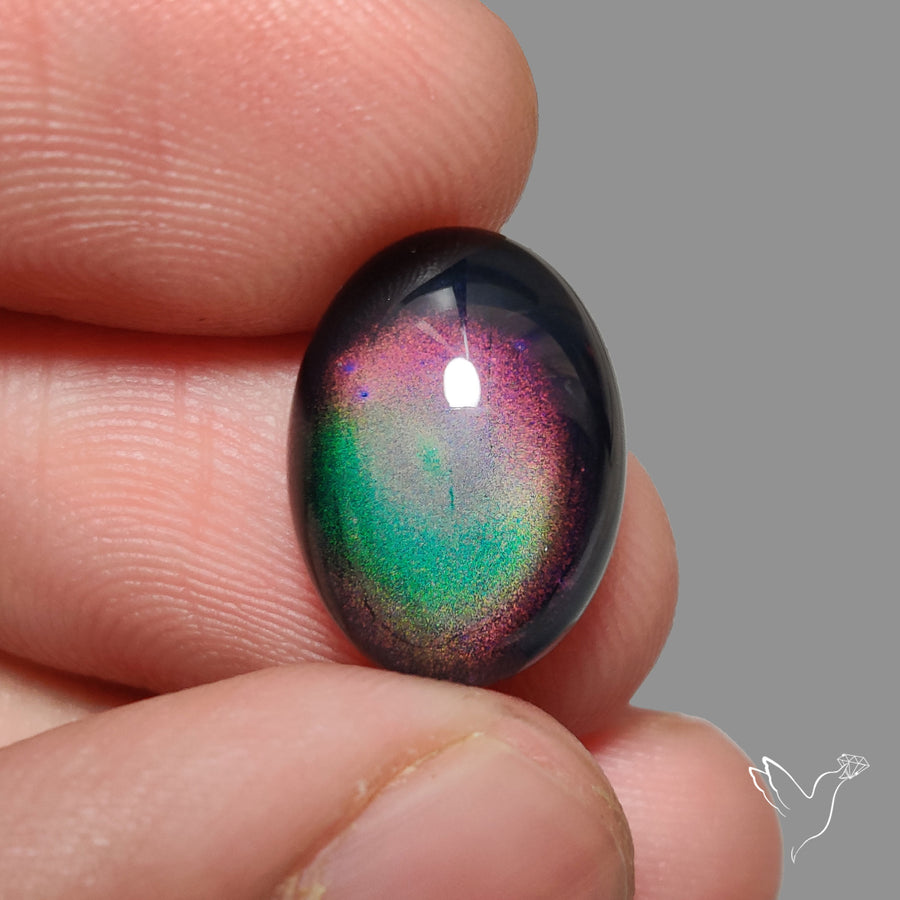 Mood Stone Cabochon Color Change Treated