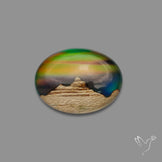 Aurora Opal Inlay Mountain Doublet