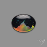 Aurora Opal Inlay Mountain Doublet