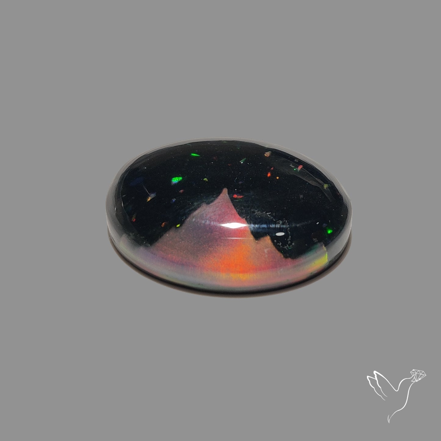 Aurora Opal Inlay Mountain Doublet