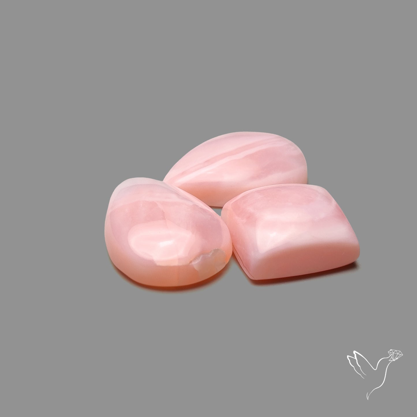 Peruvian Pink Opal Cabochons Lot