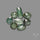 Rose Cut Green Moss Kyanite Lot