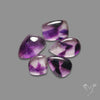 Trapiche Amethyst Cabochons Lot