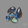 Golden Rutilated Quartz With Blue Labradorite Doublets Lot