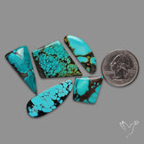 Hubei Turquoise Cabochons Lot