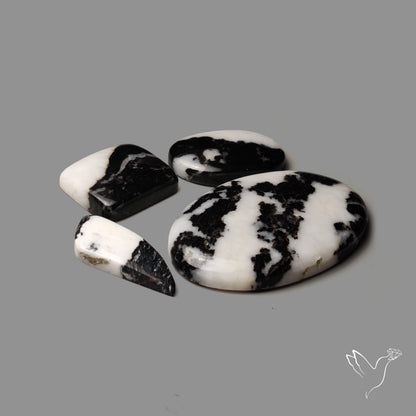 White Buffalo Turquoise Cabochons Lot