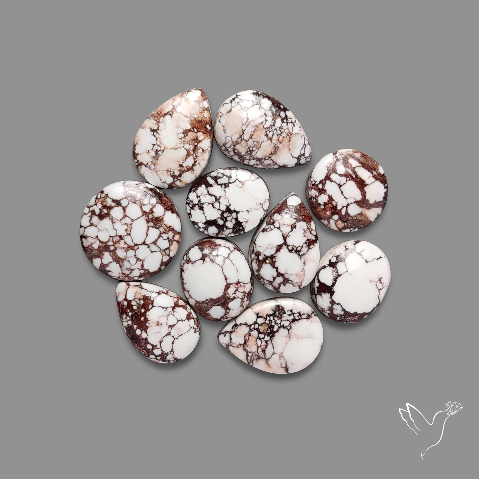 Wild Horse Jasper Cabochons Lot