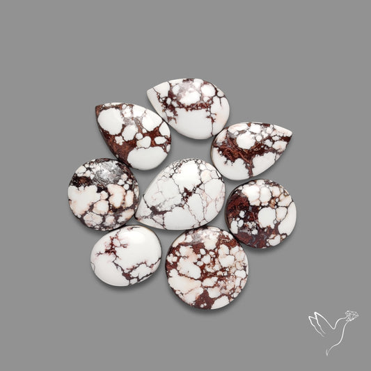 Wild Horse Jasper Cabochons Lot