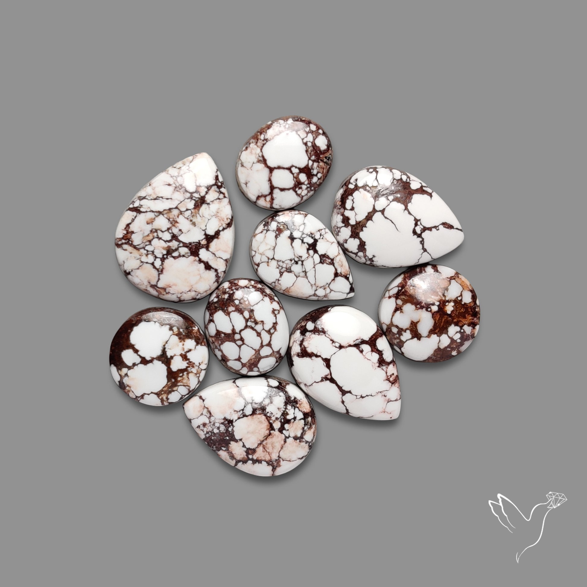 Wild Horse Jasper Cabochons Lot