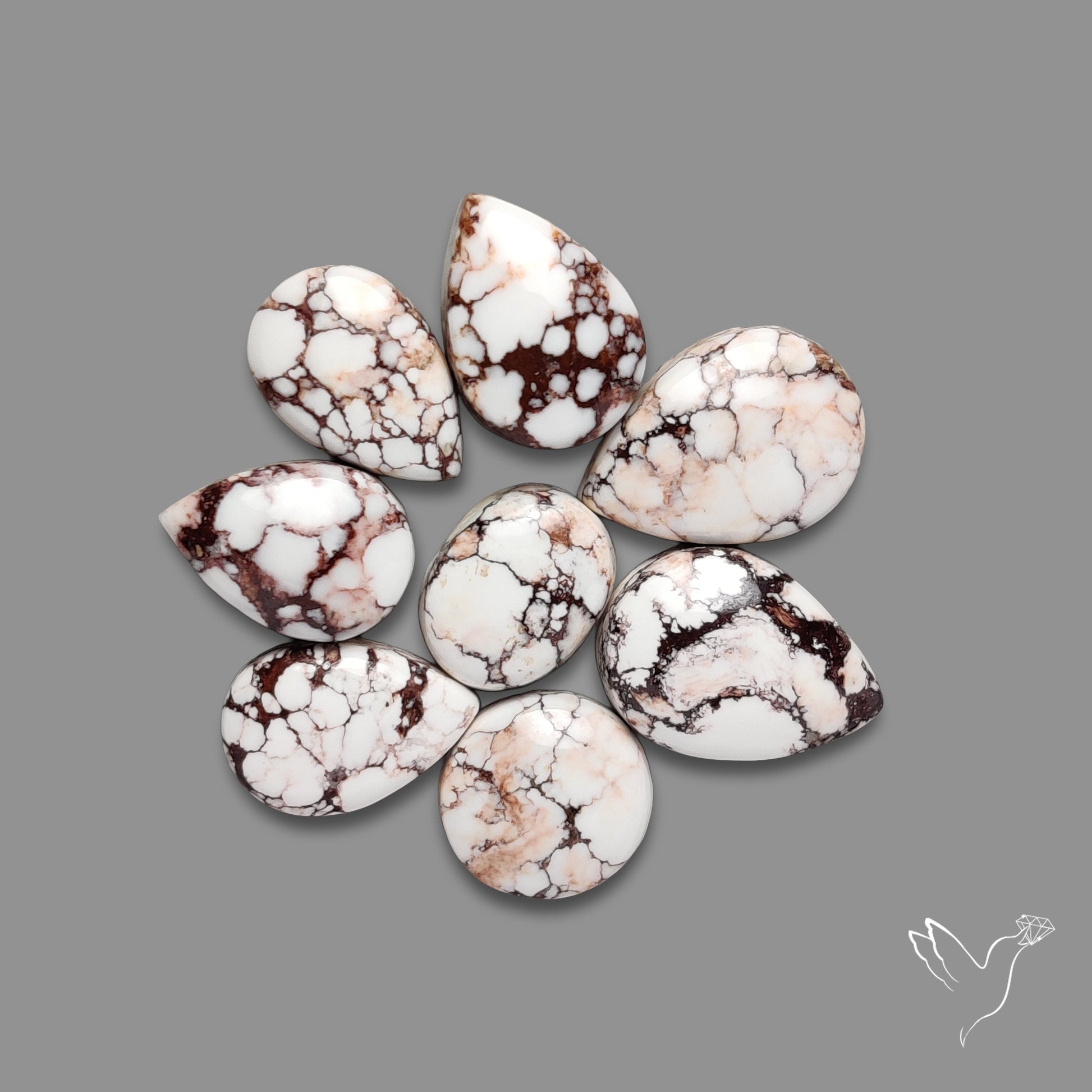 Wild Horse Jasper Cabochons Lot