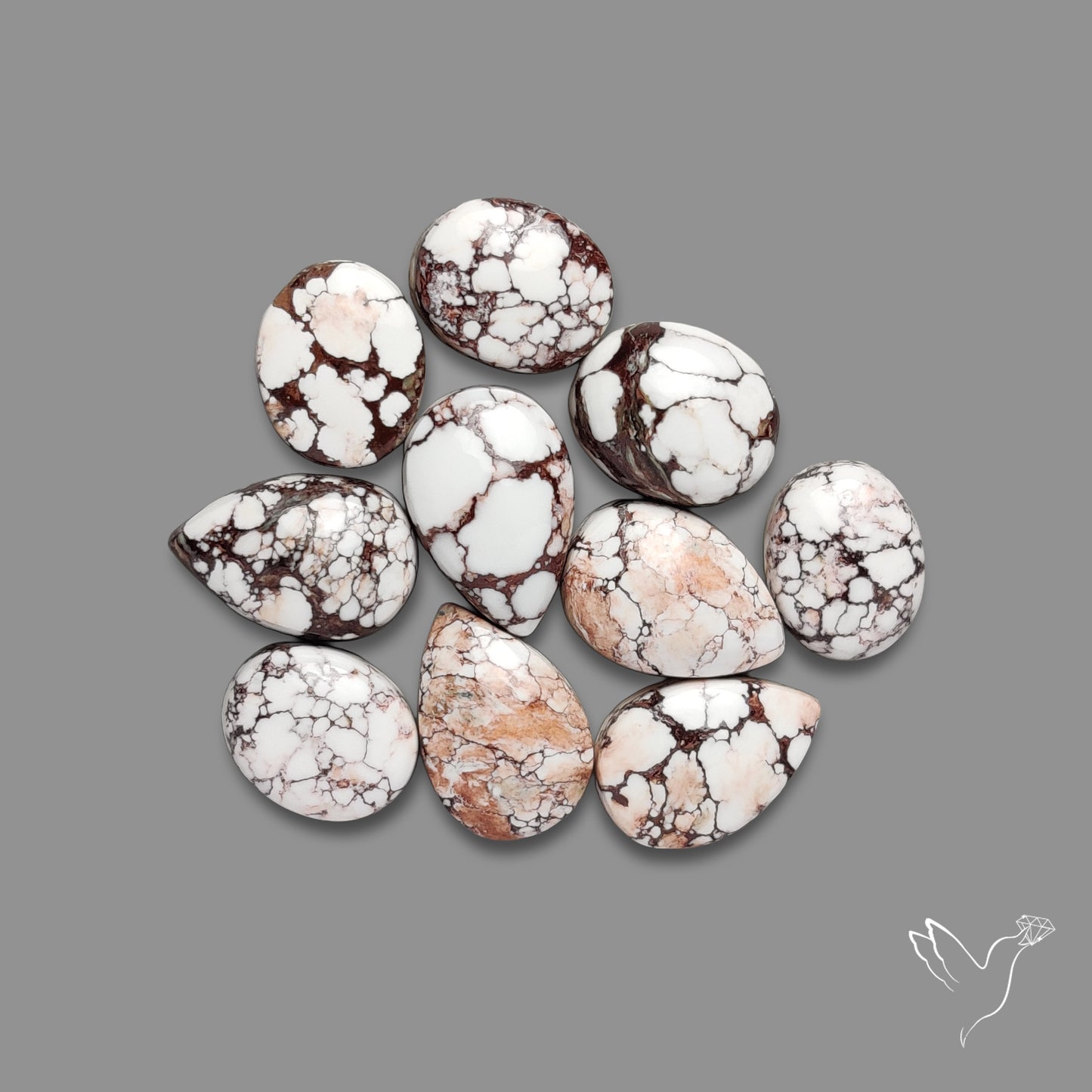 Wild Horse Jasper Cabochons Lot