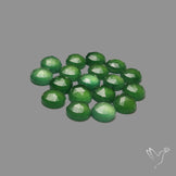 Rose Cut Gemmy Serpentine Rounds Lot