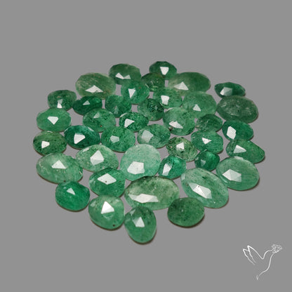 Rose Cut Green Tanzurine Lot