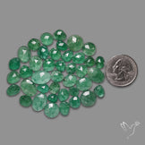 Rose Cut Green Tanzurine Lot
