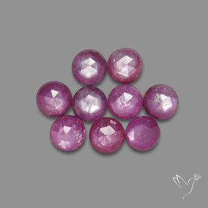 Rose Cut Flashy Ruby Lot