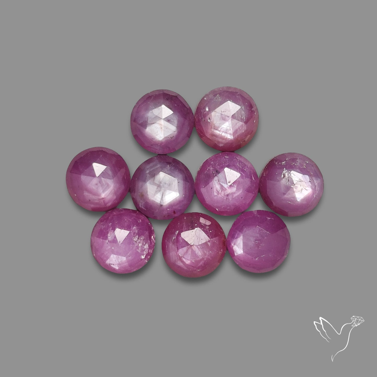Rose Cut Flashy Ruby Lot
