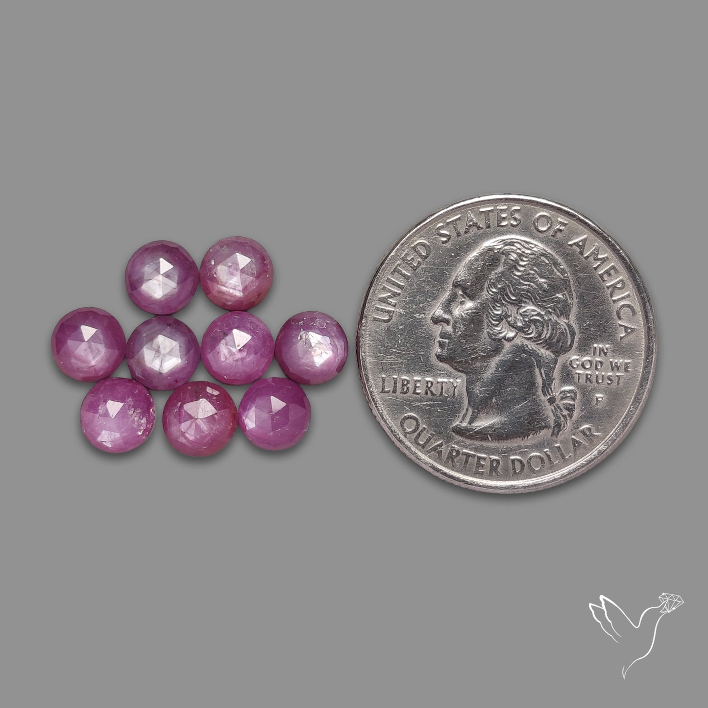 Rose Cut Flashy Ruby Lot