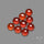 Rose Cut Hessonite Garnet Rounds Lot