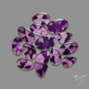 Trapiche Amethyst Cabochons Lot