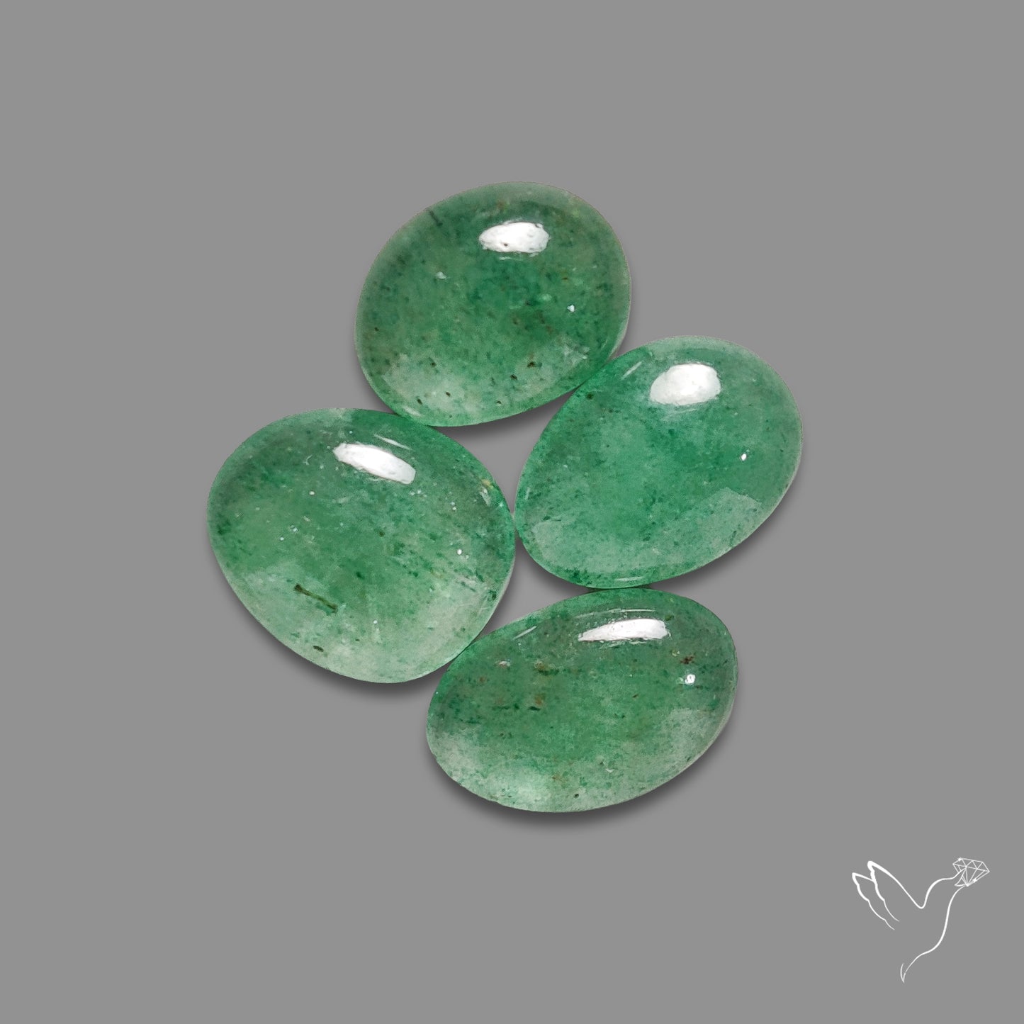 Green Tanzurine Cabochons Lot