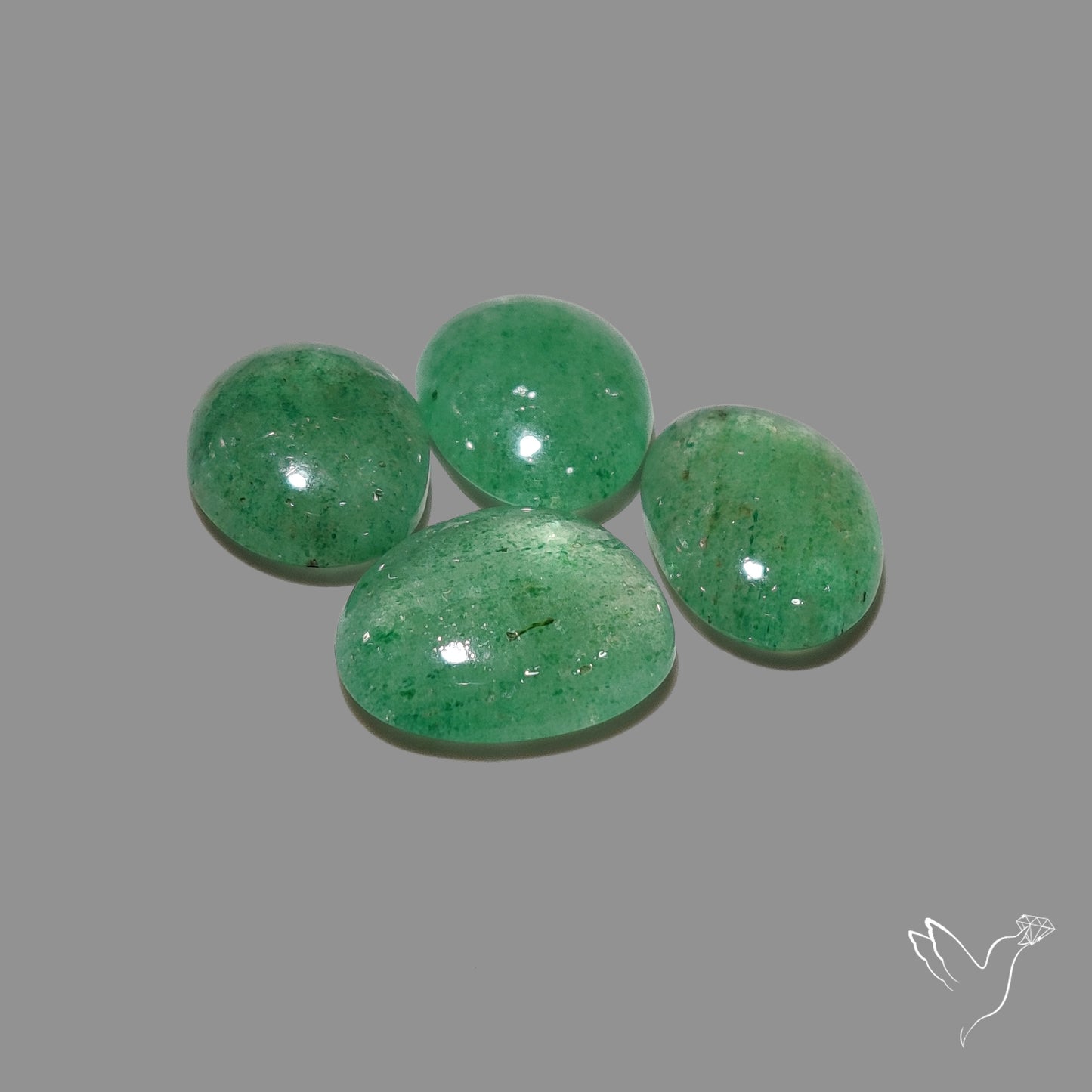 Green Tanzurine Cabochons Lot
