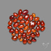 Rose Cut Hessonite Garnet Lot
