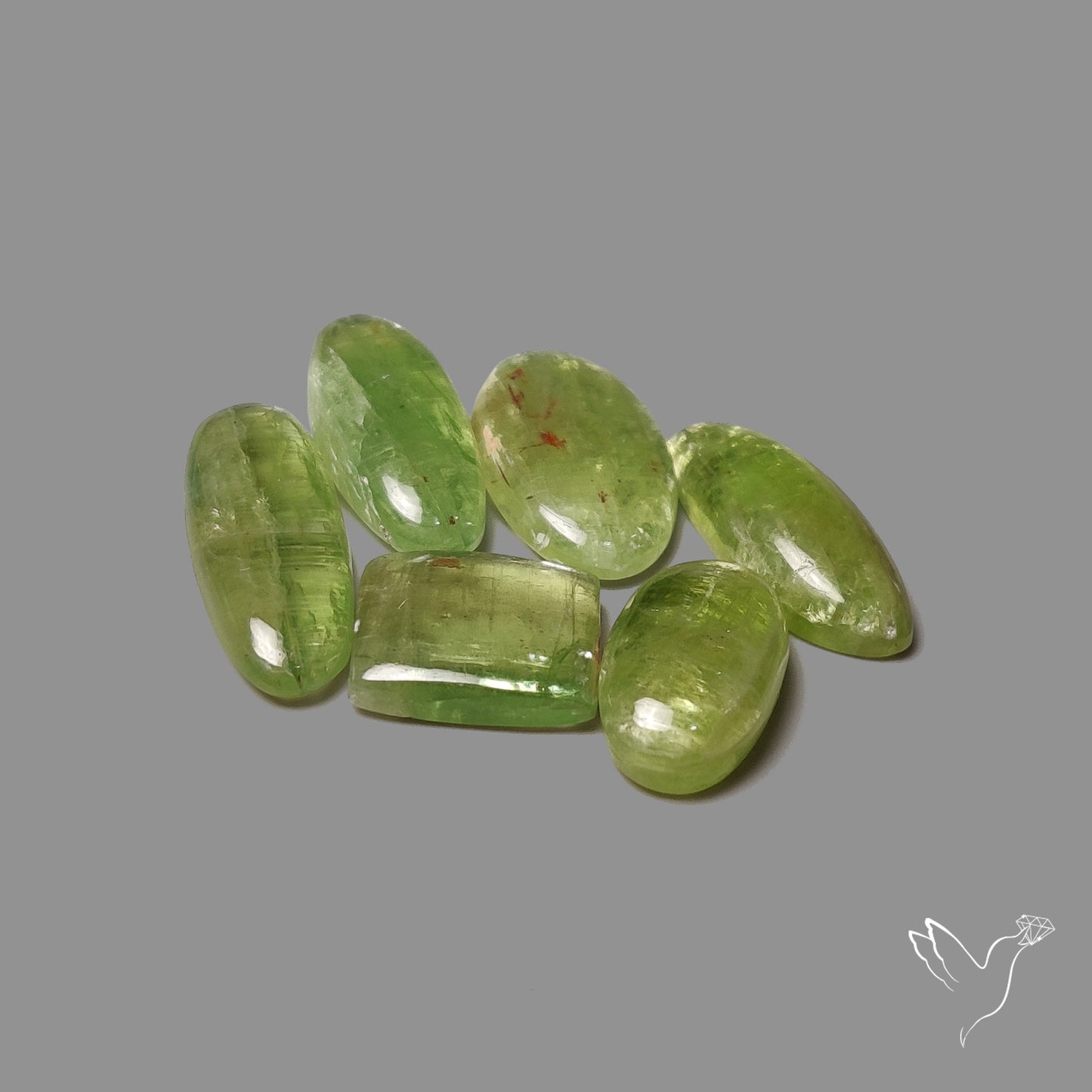 Mint Green Kyanite Cabochons Lot