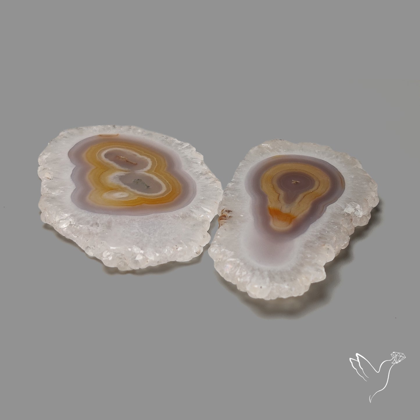 Solar Quartz Slices Lot