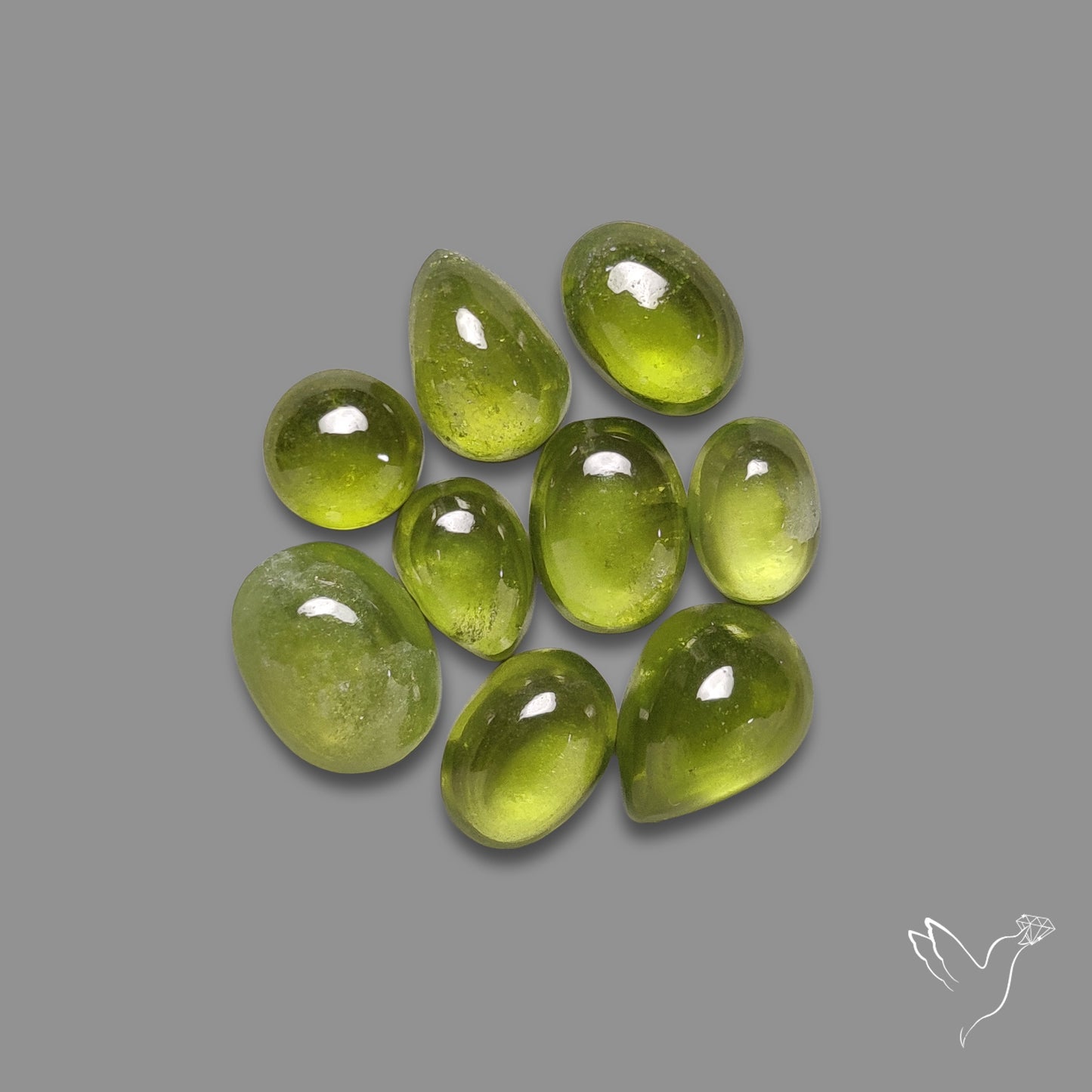 Peridot Cabochons Lot