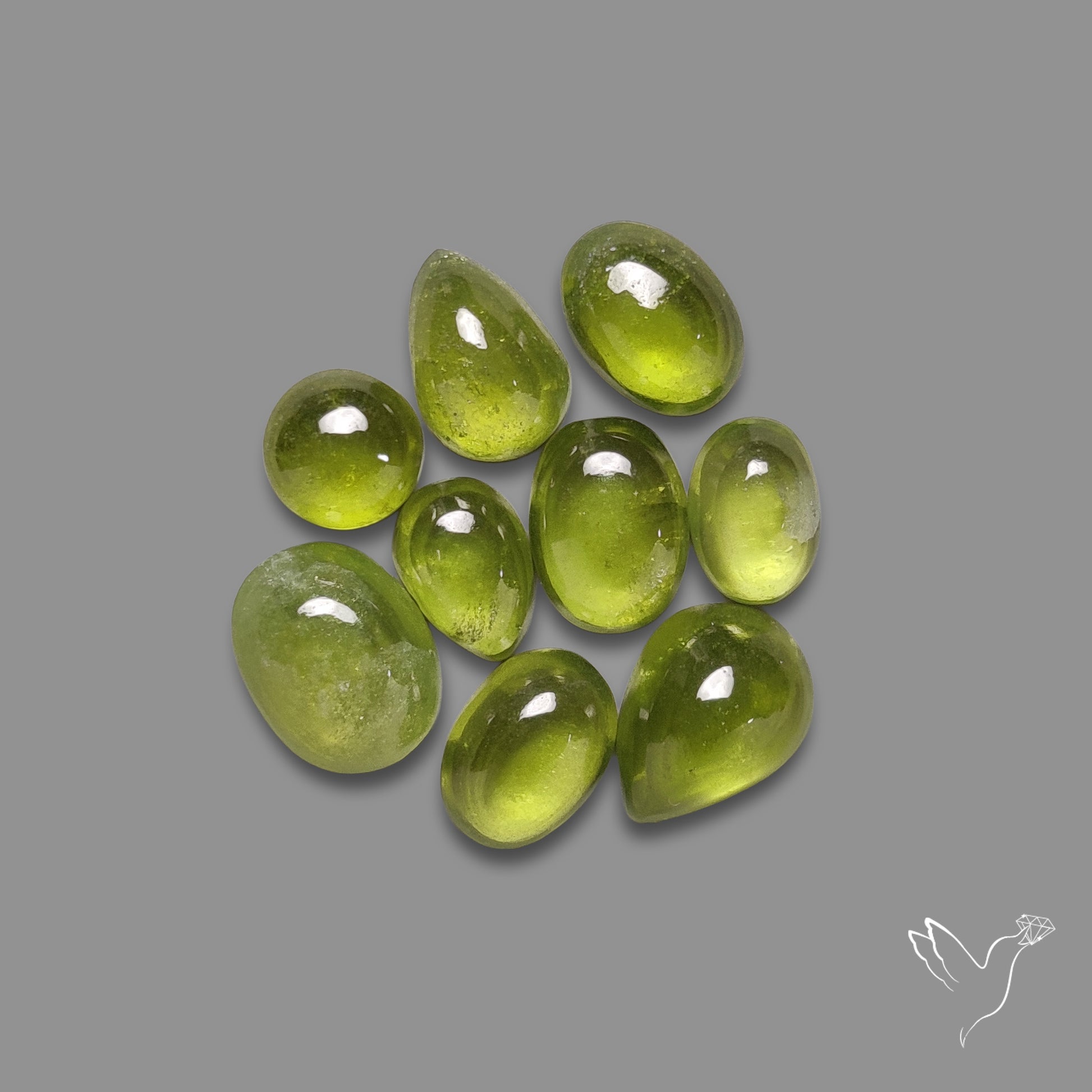 Peridot Cabochons Lot