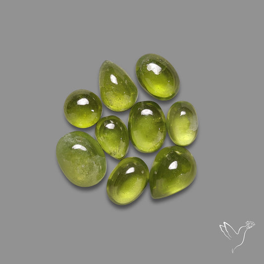 Peridot Cabochons Lot