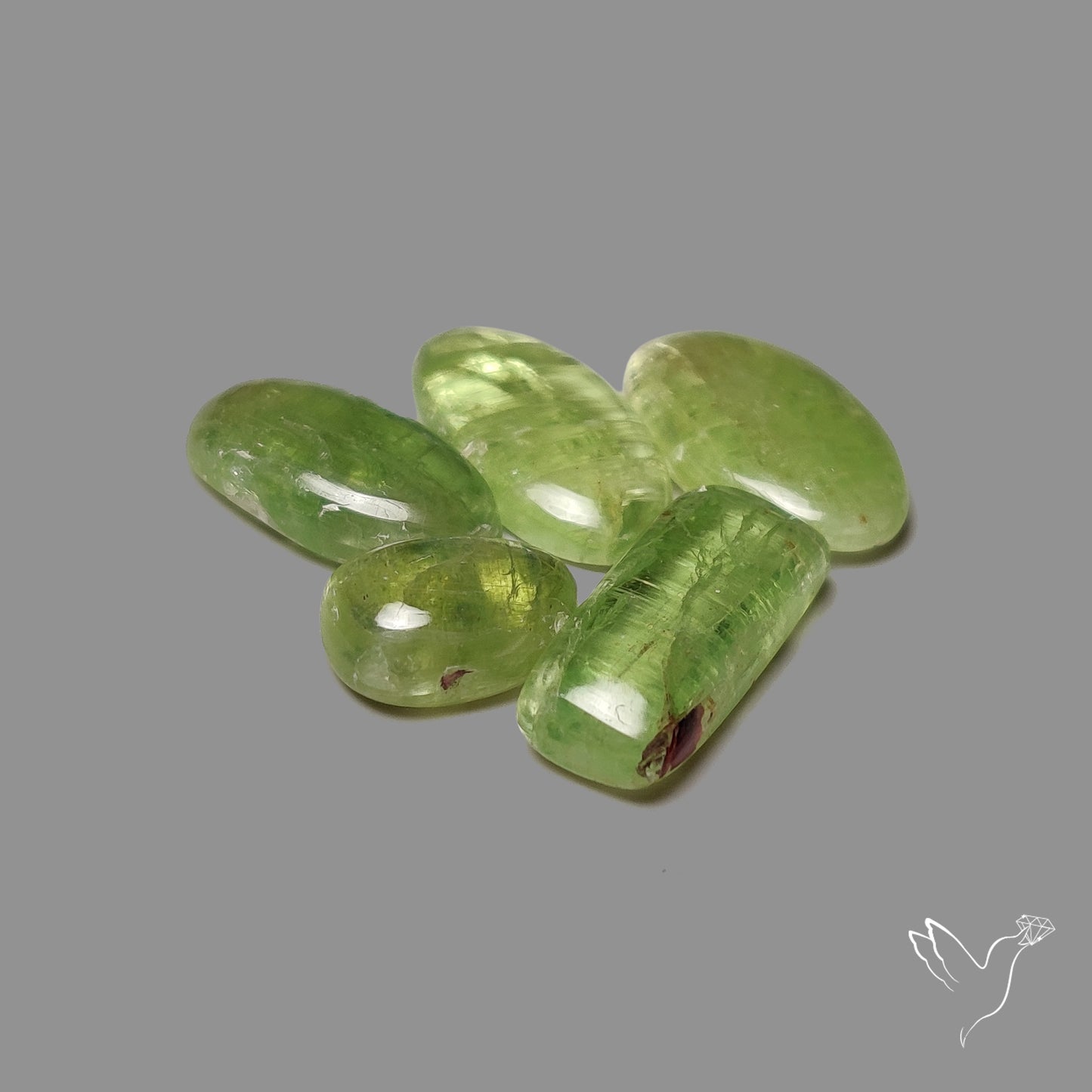 Mint Green Kyanite Cabochons Lot
