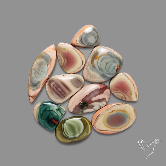 Imperial Jasper Cabochons Lot