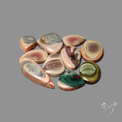 Imperial Jasper Cabochons Lot