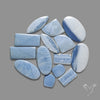 Owyhee Blue Opal Cabochons Lot