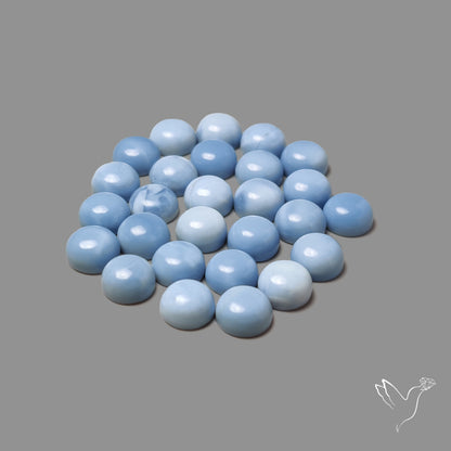 Owyhee Blue Opal Rounds Lot