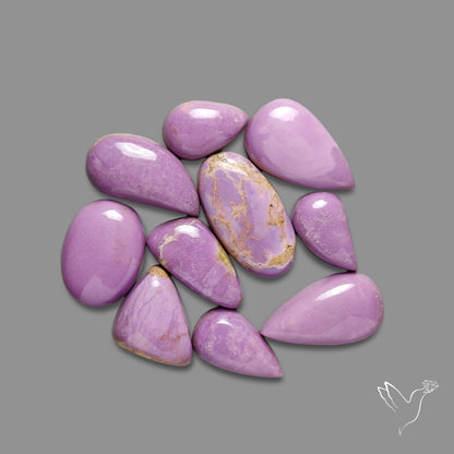Phosphosiderite Cabochons Lot