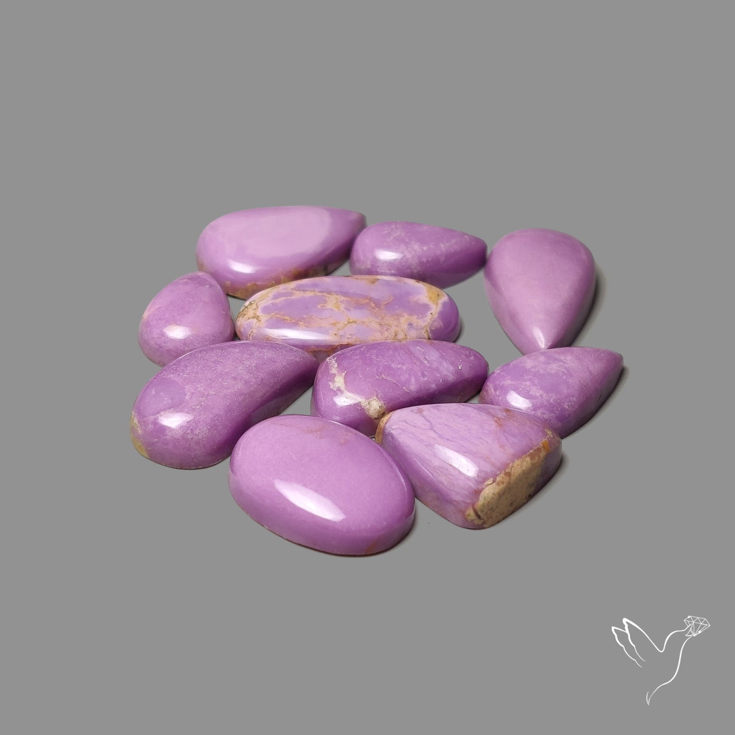 Phosphosiderite Cabochons Lot