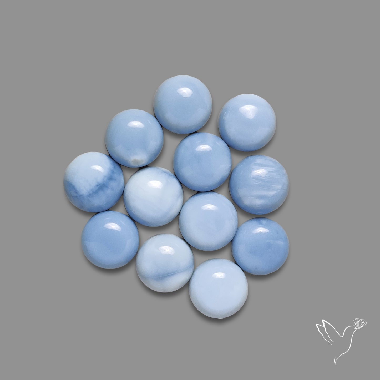Owyhee Blue Opal Rounds Lot