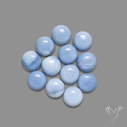 Owyhee Blue Opal Rounds Lot