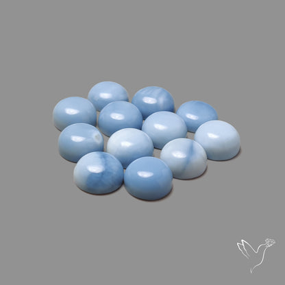 Owyhee Blue Opal Rounds Lot