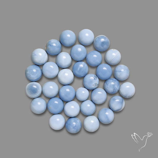 Owyhee Blue Opal Rounds Lot